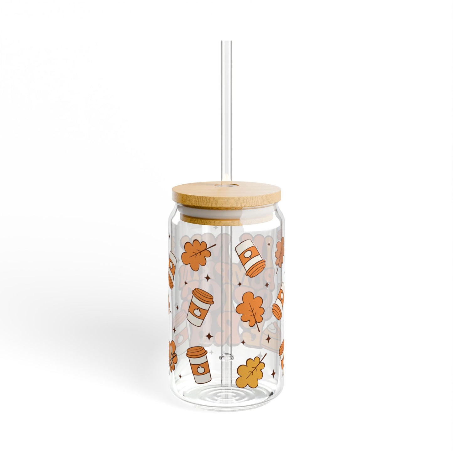 Pumpkin Spice Era Sipper Glass, 16oz