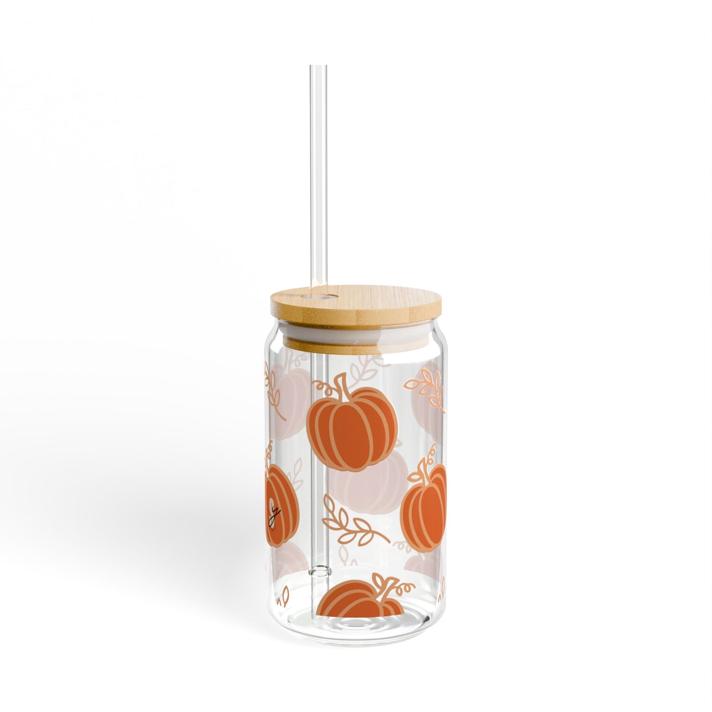 Pumpkin Sipper Glass, 16oz