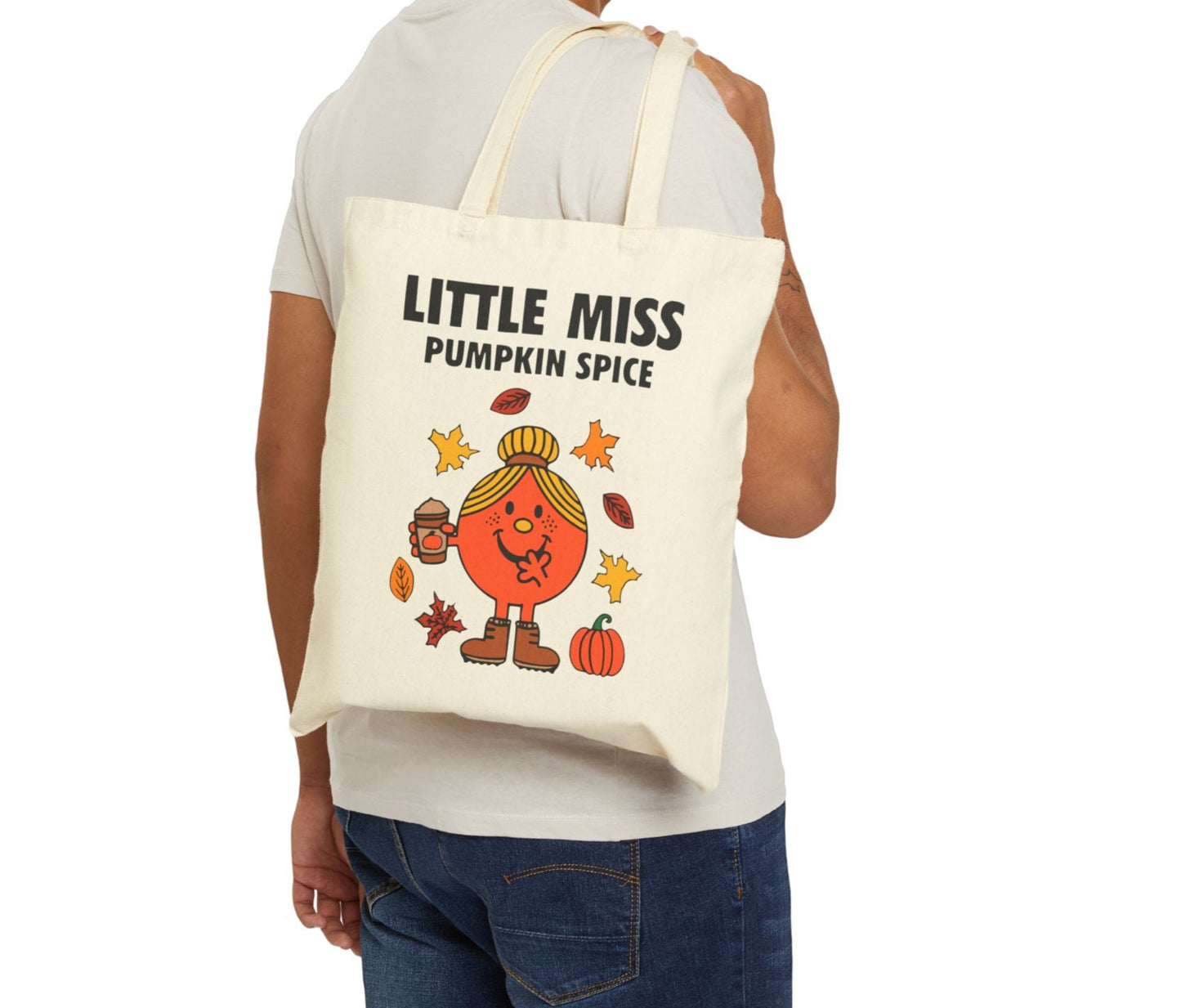 Little Miss Pumpkin Spice Tote Bag