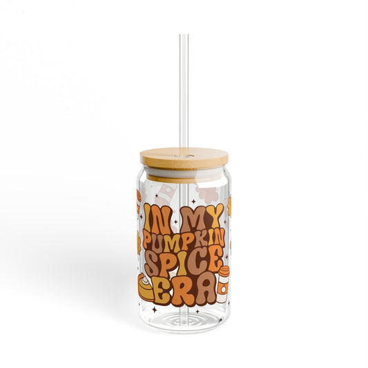 Pumpkin Spice Era Sipper Glass, 16oz