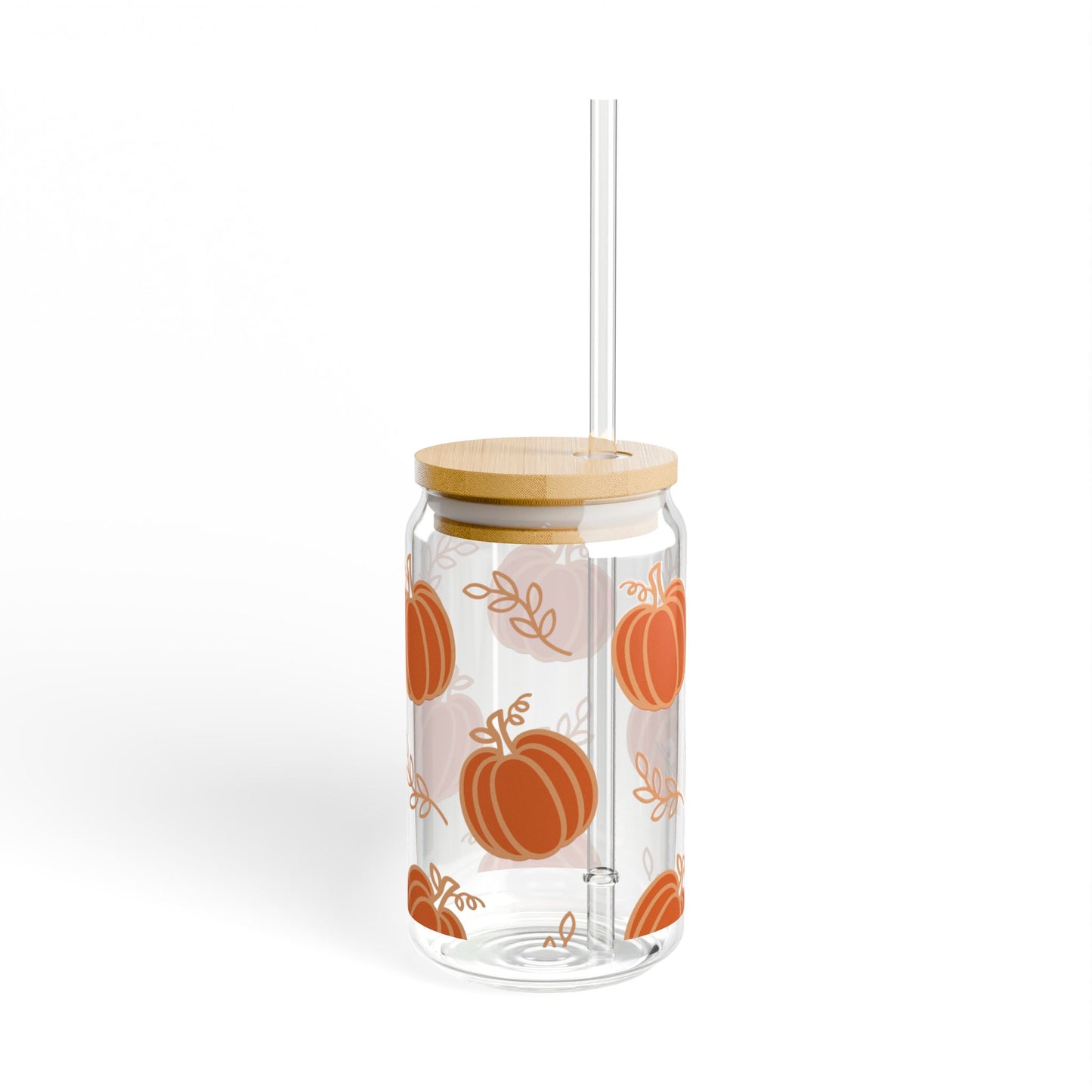 Pumpkin Sipper Glass, 16oz